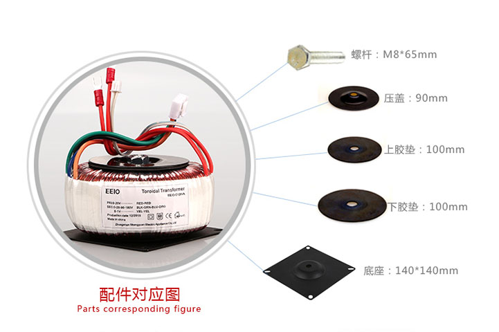 圣元環(huán)形變壓器配件對應(yīng)圖